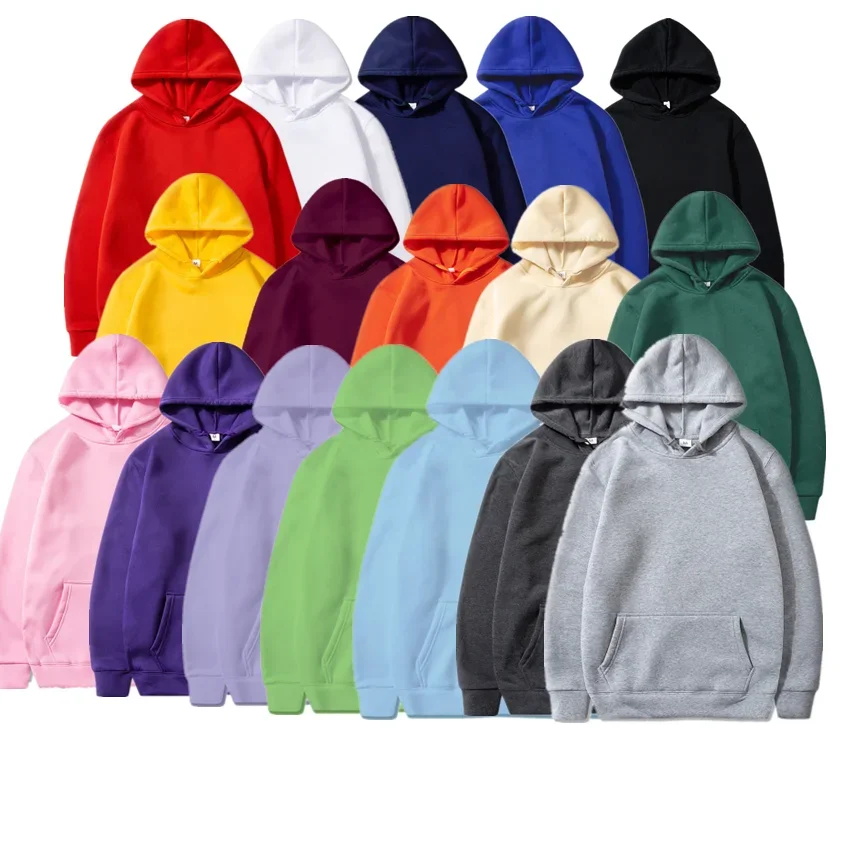 Fear Of God Essential - เสื้อมีฮู้ดลำลองแบบสวมหัวหลากสีสำหรับผู้ชายและผู้หญิง