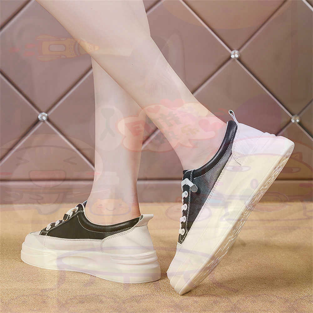 Streetwear Brand From China - LACE-up Chunky Loafers ผู้หญิงสเก็ตบอร์ดกีฬารองเท้าตะกร้ารองเท้าผ้าใบจริงแบบพกพาข่าวตะกร้า Teni ที่มีคุณภาพสูง