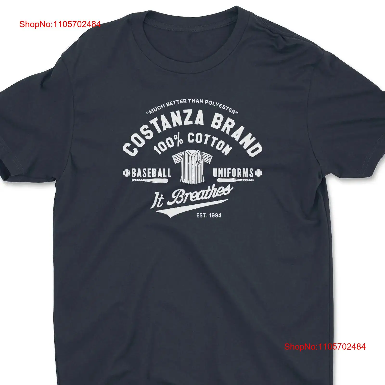 Streetwear Brand Graphic Designer - เสื้อยืดผู้ชายแบรนด์ Costanza รุ่นวินเทจ ล้างทำความสะอาดได้ ระบายอากาศดี สตรีทแวร์