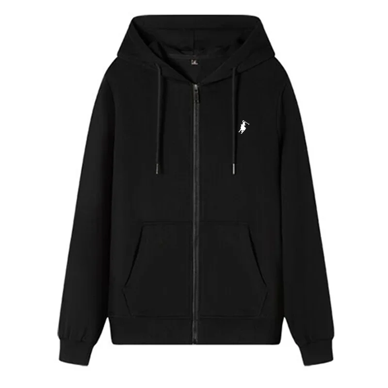 Fear Of God Essential - ชุดกีฬาลำลองสำหรับผู้ชายฤดูใบไม้ร่วงและฤดูหนาวแบบใหม่ เสื้อฮู้ดซิปสำหรับออกกำลังกายกลางแจ้งที่ทันสมัย และเสื้อสเวตเชิ้ตที่ให้ความอบอุ่น